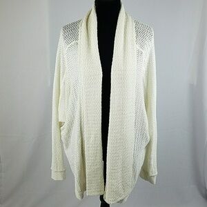ecote Urban Outfitter women M white open knit